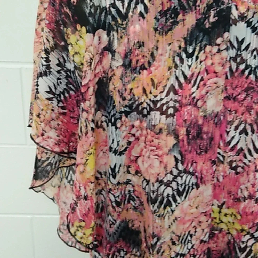 STUDIO WORKS FLORAL BOHO, BLOUSE TOP - Picture 5 of 6